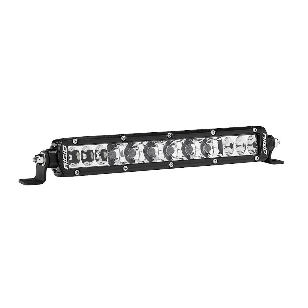 911313 – RIGID IND Light Bar, LED 10 Inch Length Clear Bulb 50 Watt/ 3.57 Amp Draw Spot/ Driving Combo Beam 9504 Raw ...